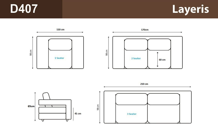 Layeris Leather Sofa Lounge Set